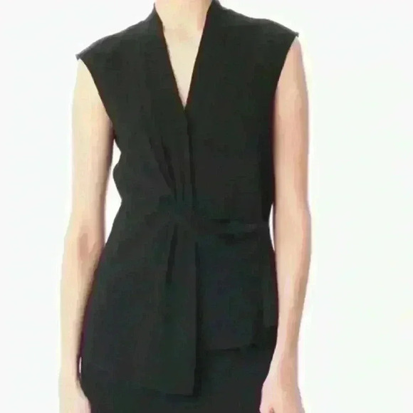Veronica Beard Dixon Drape Top Size 10 - Picture 1 of 6